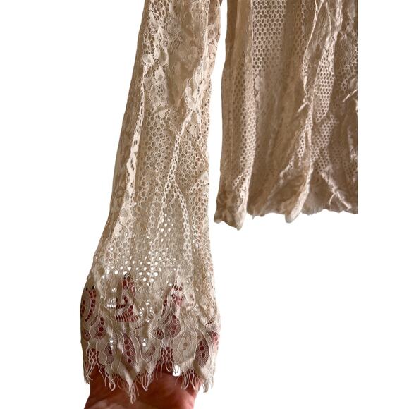 H&M Sheer Floral Lace Top - Picture 6 of 16